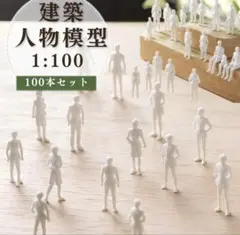 ふ建築模型 ジオラマ 1/100スケール 人物模型 100体セット フィギュア