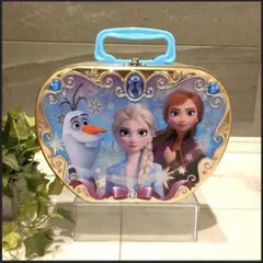 アナと雪の女王お菓子缶　空き缶