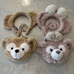 東京ディズニーリゾート　ダッフィー　シェリーメイ　カチューシャ　パスケースセット