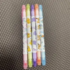 ポケモン ソフト蛍光ペン 5本セット【新品】①のサムネイル