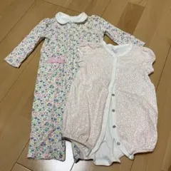 ポロ ラルフ ローレン ベビー ロンパース カバーオール　長袖　半袖花柄2点