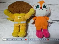 2点セット カレーパンマン ドキンちゃん ぬいぐるみ