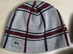 【希少】OLD STUSSY 紺タグ　ビーニー　 ニット帽キャップ
