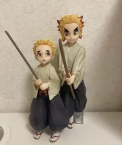 一番くじ 鬼滅の刃 ふめつのきずな B賞 煉獄杏寿郎 千寿郎 フィギュア 幼少期