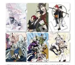 刀剣乱舞 ニトロプラス 描き下ろし クリアファイル 6点セット