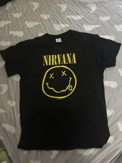NIRVANA スミルースマイル Tシャツ ブラック L M&O - メルカリ