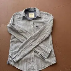 Abercrombie & Fitch ストライプ長袖シャツ XS