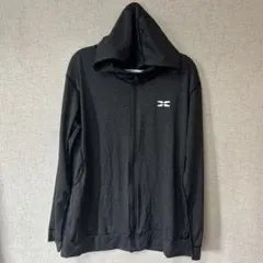 黒 フード付き ジャージジャケット