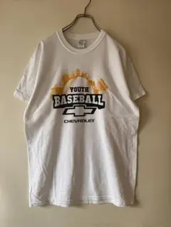 No.7362 GILDAN 半袖Tシャツ ベースボールプリント M USA古着