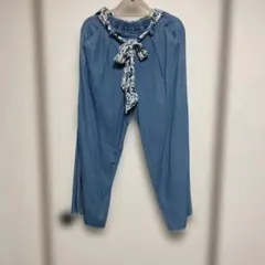 chocol raffine robe デニムパンツ ライトインディゴ Fのサムネイル