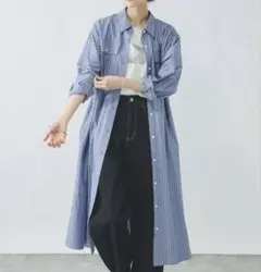 新品　グローバルワーク　イージーケアシャツワンピース