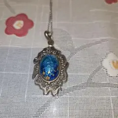 ハンドメイド　七宝焼　ネックレス