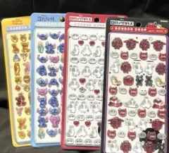 ディズニー BONBON DROP シール 4種セット