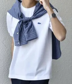 LACOSTE: ワンポイント ロゴ ピケ クルーネック Tシャツ 25SS