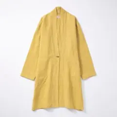 中川政七商店　リネン　ノーカラー　ジャケット 中川政七商店 シルク麻のキルトジャケット ノーカラー - メルカリ