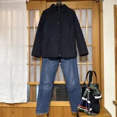 超美品！ラルフローレン キルティングジャケット 黒MサイズRALPHLAUREN