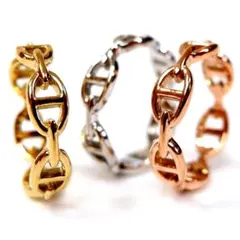 333 ハワイアンジュエリー マリンチェーン アンカーチェーンリング