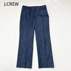 【ジェイクルー】ワイドパンツ　2　M相当　センタープレス　きれいめカジュアル