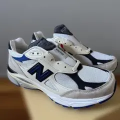 New Balance 990v3 ホワイト/ブルー/ブラック 28 新品のサムネイル
