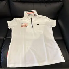 le coq ハーフジップ ホワイトシャツ M