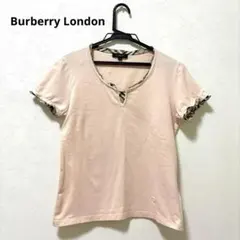 Burberry LONDON　半袖　Tシャツ　ピンク　ノバチェック　レディース