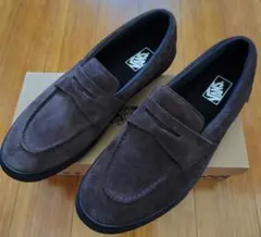 【新品】VANS スケートローファー スエード ブラウン 希少サイズ
