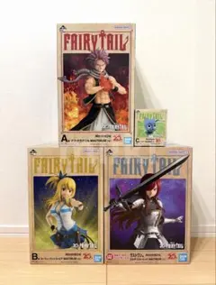 一番くじ FAIRY TAIL 20th ナツ ルーシィ ハッピー エルザ
