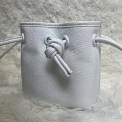 VASIC BOND MINI ハンドバッグ レザー ホワイト