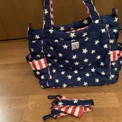 未使用roughマザーバッグ　アメリカン2way