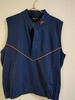 adidas ネイビー ベスト Mサイズ