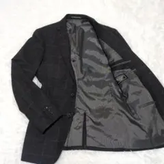 メンズビギ　テーラードジャケット　ペンチェック　4 チャコールグレー