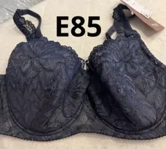 WACOAL ネイビー レース ブラジャー e85