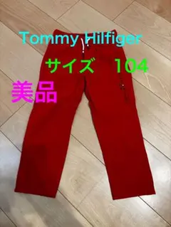 【美品】トミーヒルフィガー　サイズ　104 赤　パンツ　Tommyのサムネイル
