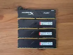 メモリ/RAM】ジャンク品 HyperX DDR4 64GB(16GB×4) - メルカリ