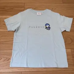 130cm GU ポケモン Tシャツ 水色