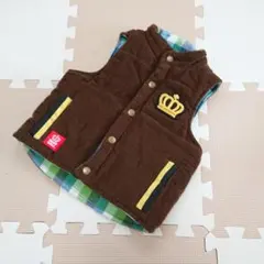 【BABYDOLL】ベビードール リバーシブルベスト 110