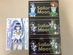 セーラームーン 明治　マルチケース2種3枚セット クリアファイル1枚