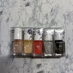 ネイルカラーセット 5色 新品未使用 爪化粧品