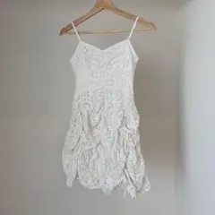 ♡dazzlin♡ ホワイト レース キャミワンピース