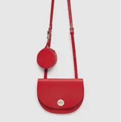 新品☆ZARA ザラ ミニポーチ付きショルダーバッグ