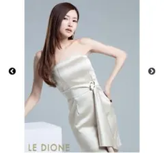 SUGAR シュガー　LE DIONE ベアサテンサイドテールミニドレス