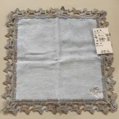 近沢レース タオルハンカチ シーフード 魚 グレー 約25×25cm - メルカリ