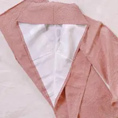 赤 花柄 小紋 着物