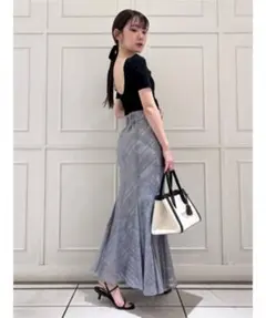 【期間限定値下げ中】SNIDEL 24SS チェックシアーマーメイドスカート