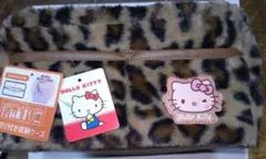 ハローキティ ヒョウ柄ポーチ 中型