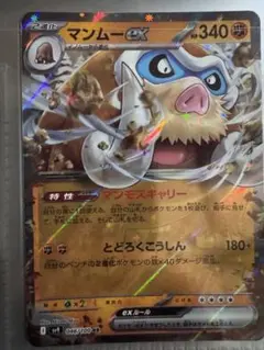 マンムーex RR SV9 バトルパートナーズ 046/100