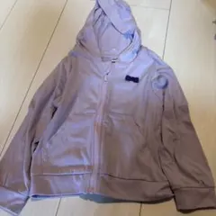薄紫 フード付きパーカー 100cm