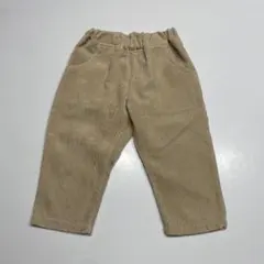 コーデュロイ ベージュパンツ