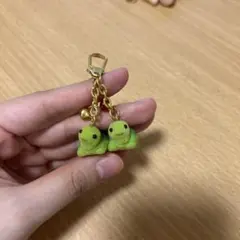 カメのキャラクター ストラップ 2個セット