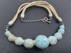 M5828 色石　ネックレス　ヴィンテージ アクセサリー